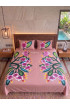 Hand Painted Rayon Bedsheet Set King Size Hand Painted Rayon Bedsheet Set King Size